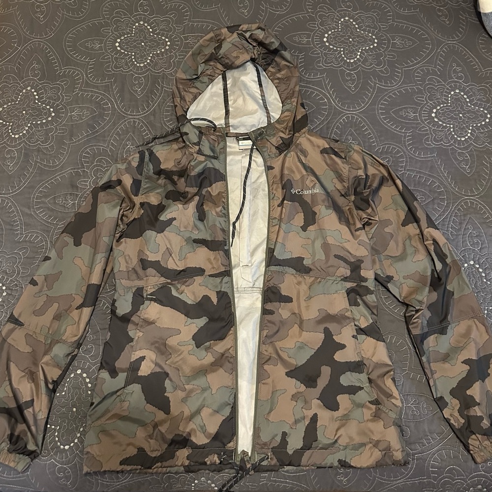 Women’s Columbia Camouflage Rain Coat